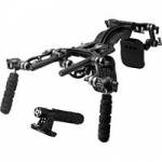 RED The CLUTCH Shoulder Mount Support Rig Compatible with all RED Cameras, Riser Plate Required for Use with RED ONE (p/n 790-0155) RED The CLUTCH Shoulder Mount Support Rig Compatible with all RED Cameras, Riser Plate Required for Use with RED ONE (p/n 790-0155)